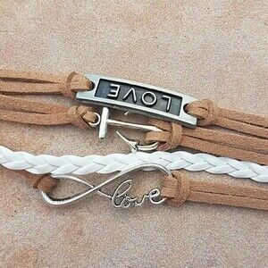 Love braided bracelet brand new
